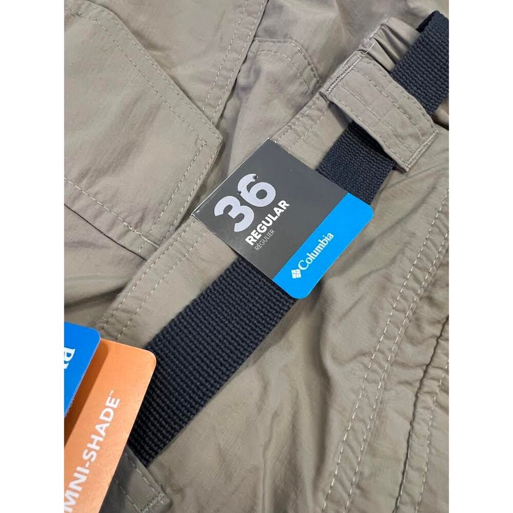 NWT! Columbia Men's 12" Kestrel Trail Cargo Shorts Light Brown 36 - Picture 4 of 6